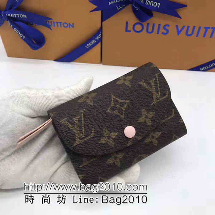 路易威登LV頂級原單M41939粉海外原單 多彩信封式原版複刻零錢包 女士錢包 ZY1000